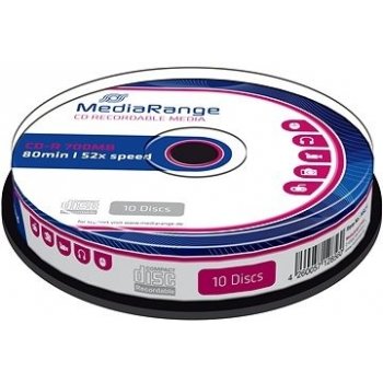 Mediarange CD-R 700MB 52x, 10ks