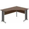 OFFICE PRO s.r.o. HOBIS kancelársky stôl pracovný tvarový, ergo ľavý CEV 60 L, orech
