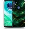 Picasee silikónový prehľadný obal pre Motorola Moto G8 - Emerald
