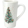 Vianočný porcelánový hrnček Ozdobený stromček, 550 ml