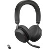 Jabra Evolve2 75 telefón slúchadlá do uší Bluetooth, káblové stereo čierna Redukcia šumu mikrofónu regulácia hlasitosti, Vypnutie zvuku mikrofónu, Indikátor; 27599-989-999