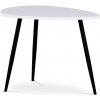 Autronic AF-3011 WT Konferenčný stôl, MDF doska, biely matt, čierny kov