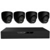 Kamerový systém iGET HOME NVR PoE N85P4 - NVR PoE rekordér + 4x kamera 3K (5 MPx) (N85P4) čierny