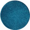Vopi , Kusový koberec Eton Exklusive Türkis kruh, 400x400 (priemer) kruh, modrá, obývacia izba