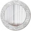 Okrúhle ozdobné zrkadlo Kvety lotos fi 50 cm