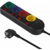 Maclean Prodlužovací kabel 1,5m 250VAC 10A 4 zásuvky MCE508 B Port USB-C Rychlé nabíjení 2.0 IP20