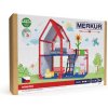 Merkur - Domeček pro panenky, 34x39x25 cm, 354 dílků