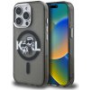 Karl Lagerfeld IML Glitter Karl a Choupette Sketch MagSafe puzdro pre iPhone 15 Pro Max čierne (KLHMP15XHGKCGKBK)