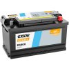 Autobaterie Exide Excell 12V, 80Ah, 640A, EB800