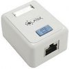 Zásuvka dátová RJ45 na omietku biela CAT5E UTP SX108-5E-UTP-WH (SOLARIX)