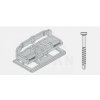 Bal. PVC spona+skrutka pre profil Twinson 9552