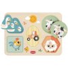 Tiny Love Puzzle so zvukmi drevené Farmers Funday