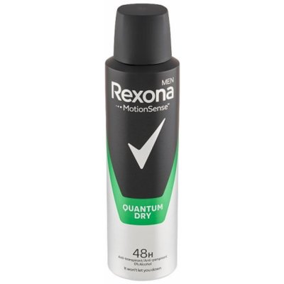Rexona Men Quantum Dry antiperspirant deodorant sprej pre mužov 150 ml