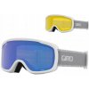 Dámske lyžiarske okuliare Giro Moxie white & grey chute/ cobalt/ yellow