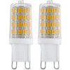 EGLO LED žiarovka G9, 320 lm, 4000 K, 2 x 3 W, priehľadný plast