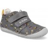 Detská členková obuv Barefoot D.D.step S070-52480A sivá