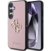Guess PU Grained 4G Metal Logo Zadní Kryt pro Samsung Galaxy S25 Pink GUHCS25SPGT4MBP (GUHCS25SPGT4MBP)