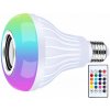 Verk 24271 LED RGB farebná žiarovka s Bluetooth reproduktorom