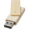 Bambusový USB flash disk s kapacitou 16 GB Rotate - Béžová