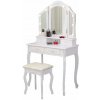 Toaletní stolek TL-14 s LED osvětlením 3 zrcadla + dárek