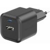 Swissten síťový adaptér GaN 1x USB-C 35W PD + 1x USB-A 27W QC černý 22071210 (22071210)