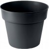 Kvetináč plast čierny Prosperplast 23 cm x 23 x 19 cm