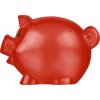 Prasiatko pokladnička z recyklovaného plastu PS Vivi, červená