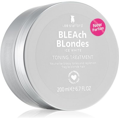 Lee Stafford Bleach Blondes Ice White vlasová maska neutralizujúci žlté tóny 200 ml