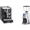 La Pavoni Mini Cellini, black + Eureka Atom Specialty 65, chrome