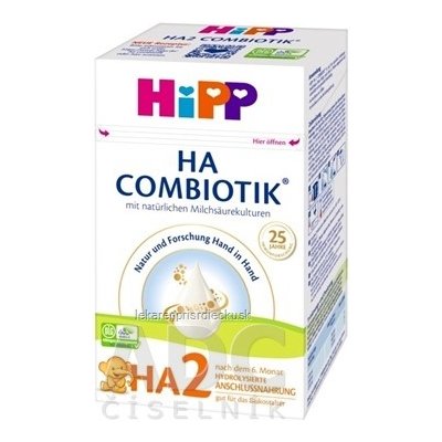 HiPP HA 2 COMBIOTIK následná mliečna dojčenská výživa (od 6. mesiaca) 1x600 g