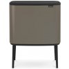 Brabantia Dotykový odpadkový kôš BO 3 x 11 l, platina