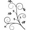 Artemiss Kvet ornament plastová šablóna 3 Veľkosť: E 29 cm x 29 cm