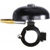 OXFORD zvonček na bicykel CLASSIC PING BRASS BELL čierny plášť