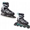 Raven Advance black/mint dětské brusle 2v1 - EU 38-42, dámský (se zoubky)