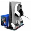 Canyon CS-51, multifiukčný stojan pre PS5 Slim, s chladením, nabíjanie 2 x gamepad, čierny (CND-CSPS5B-1)