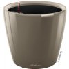 Plastový kvetináč Lechuza Classico LS Ø 35 cm H 32,5 cm taupe vrátane zavlažovacieho systému, vložky na rastliny, substrátu a ukazovatele hladiny vody