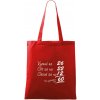 Vyzerá, cíti sa, chová sa - 60 rokov - Taška bavlnená - 42 x 38 cm ( Červená )