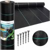 Agrotkanina 110g/m² 1,1x50m Premium UV čierna geotextília Linarem SiatkiSieci