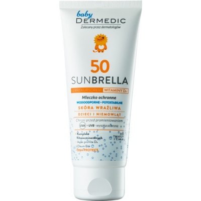 Dermedic Sunbrella Baby minerálne mlieko na opaľovanie SPF50 100 g