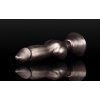 Weredog Gideon Jet Medium, prémiové čierne silikónové dildo 25 x 3,8–7,3 cm