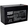 GOOWEI ENERGY Bezúdržbový olovený akumulátor OT7.2-12L, 12 V, 7,2 Ah