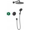 Hansgrohe Croma - Sprchový set 280, s termostatom Ecostat S pod omietku, matná čierna - 27961670