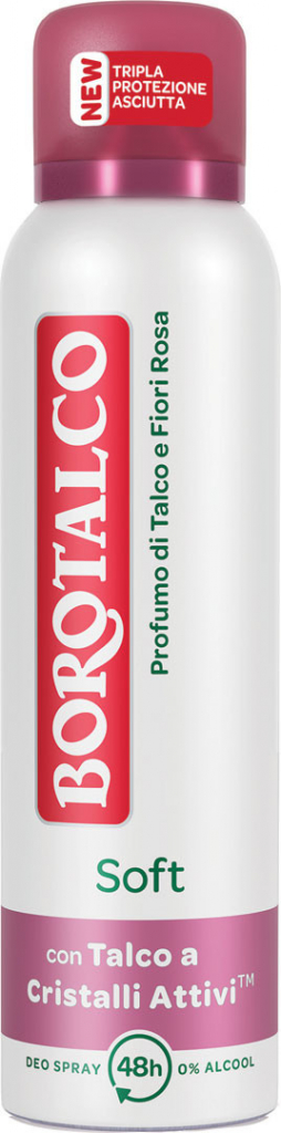 Borotalco Soft Talc & Pink Flowers 48h deospray 150 ml