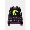 The Nightmare Before Christmas Nightmare before Christmas - Knitted Christmas Jumper Velikost: XL, Barva: Black