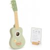 Viga Toys Viga Drevené ukulele pre deti Zelené s notami