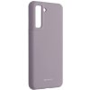 Silikónové puzdro na Samsung Galaxy S21 FE 5G Mercury Silicone levanduľové