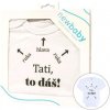 New Baby Body s potlačou Tati to dáš!