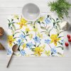 Biante Teflónové prestieranie na stôl TF-081 Žlto-modré ľalie na bielom 30x40 cm