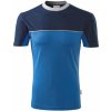 MALFINI COLORMIX 109 / Viacfarebné unisex tričko - azúrovo modrá/modrá XL