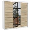 ArtAdrk Šatníková skriňa BERGEN | biela/dub sonoma 200 cm